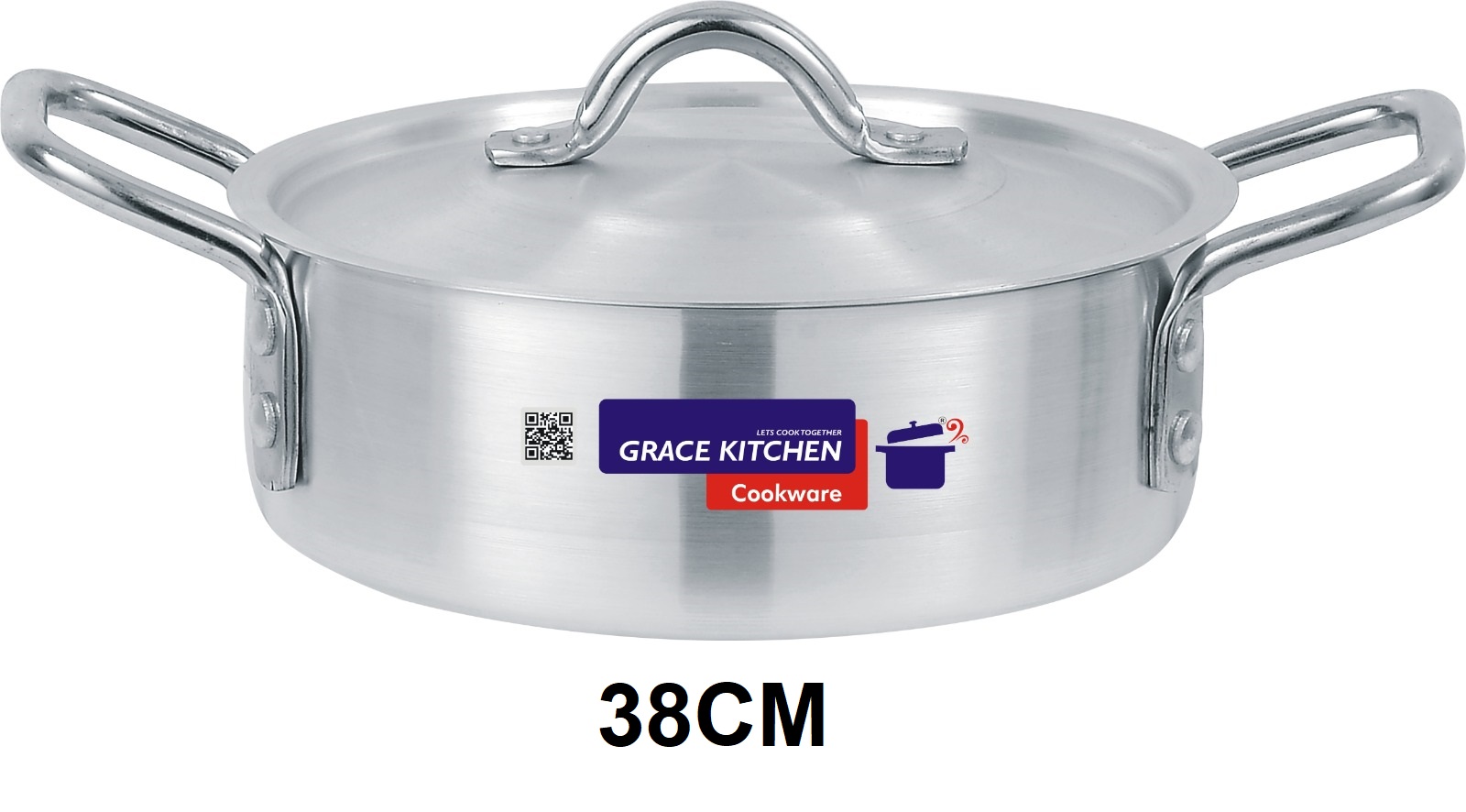 Premium Metal Finish Fish Pot 38CM (Shrink Wrapped-Bar Coded)